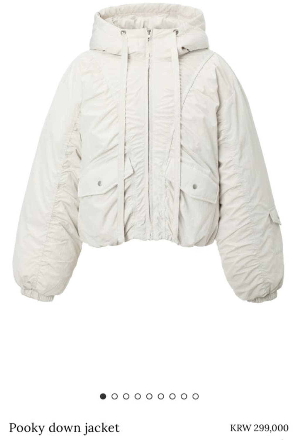 쓰리타임즈 푸키 다운 자켓 패딩 M 상품이미지1