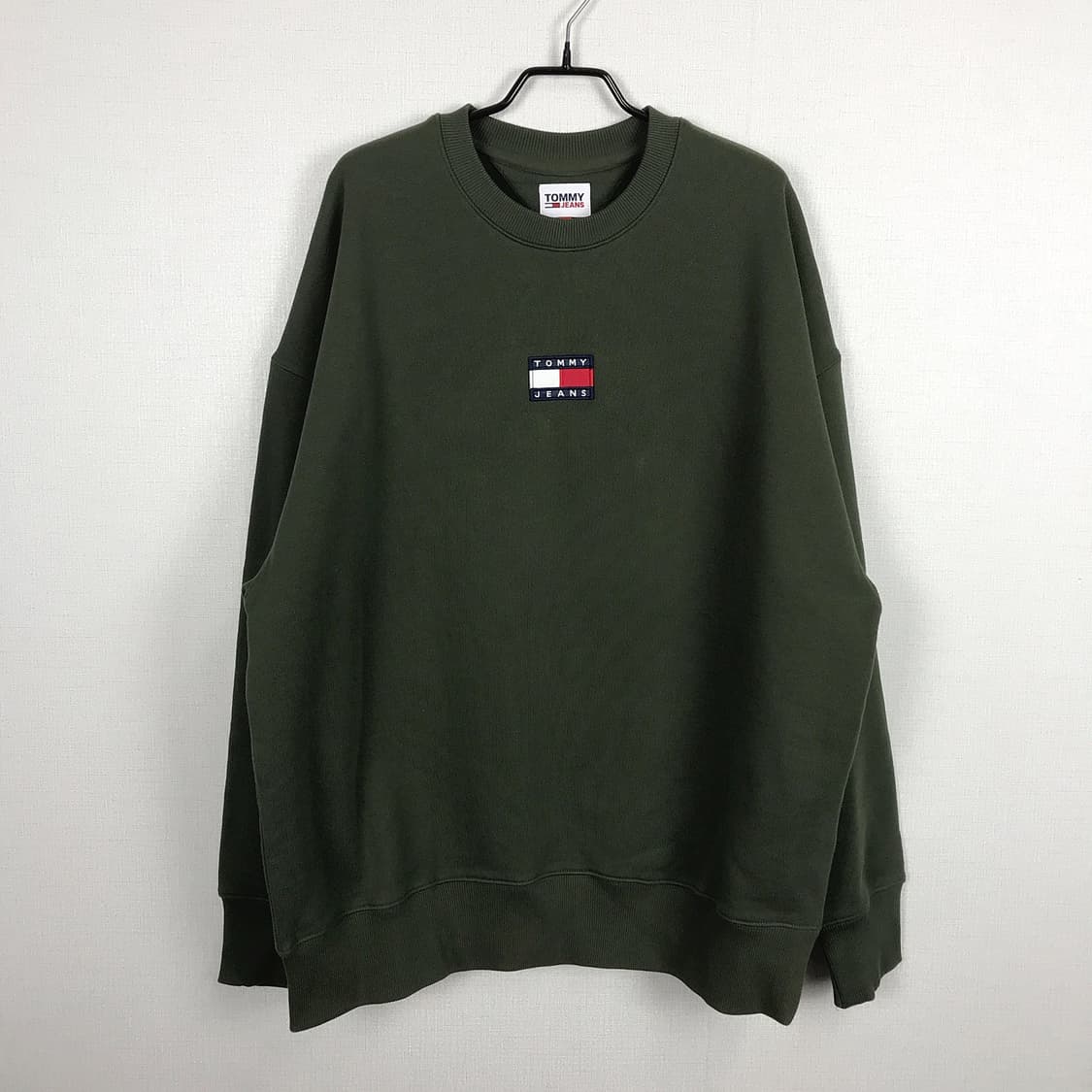 타미힐피거 오버핏 기모 맨투맨 티셔츠 새상품 남성L 상품이미지2