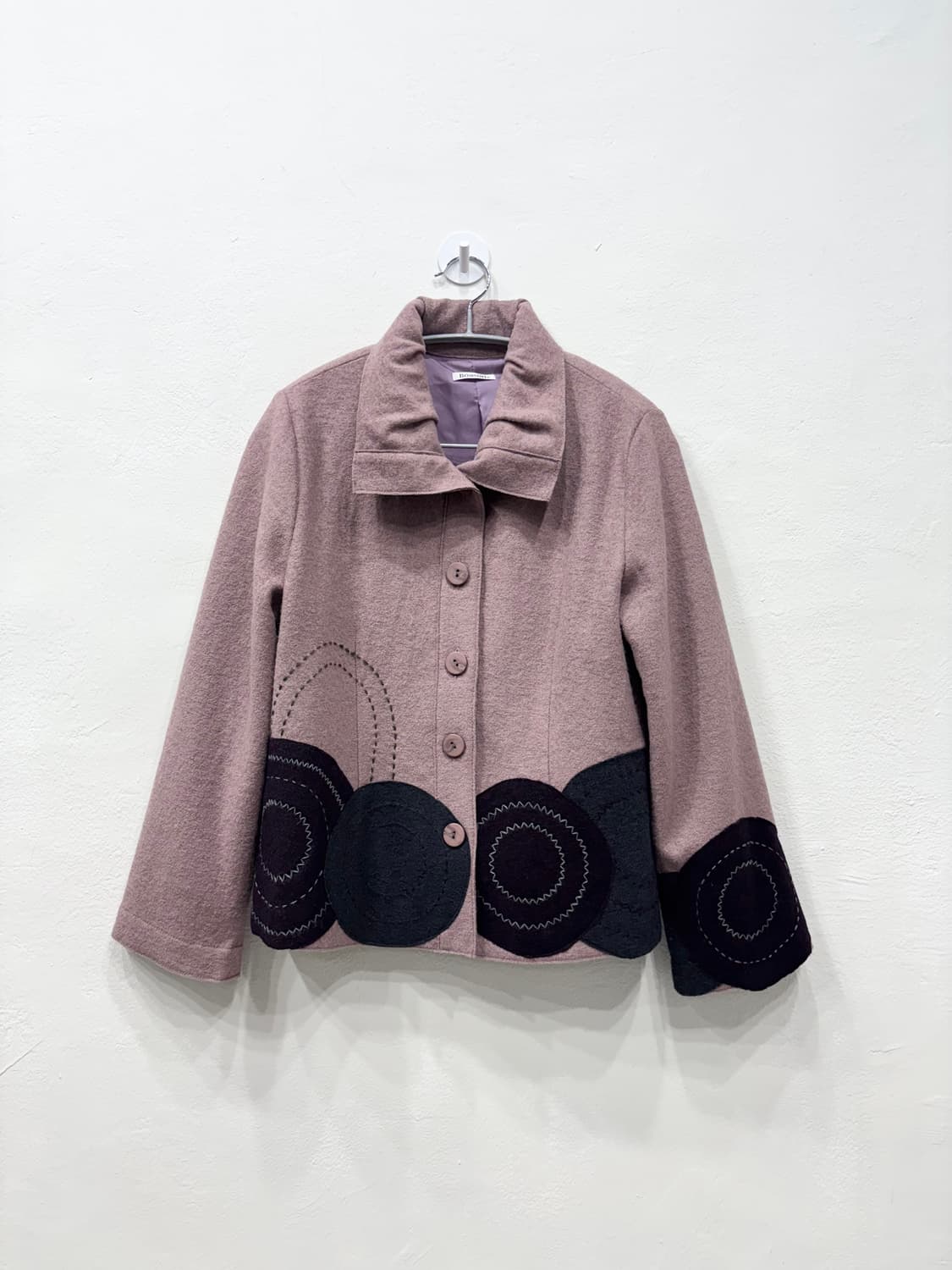 빈티지 패치 울자켓 상품이미지1