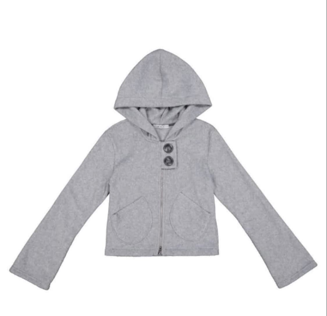 Kul kuel 큘 포켓 플리스 후디 자켓 그레이 상품이미지1