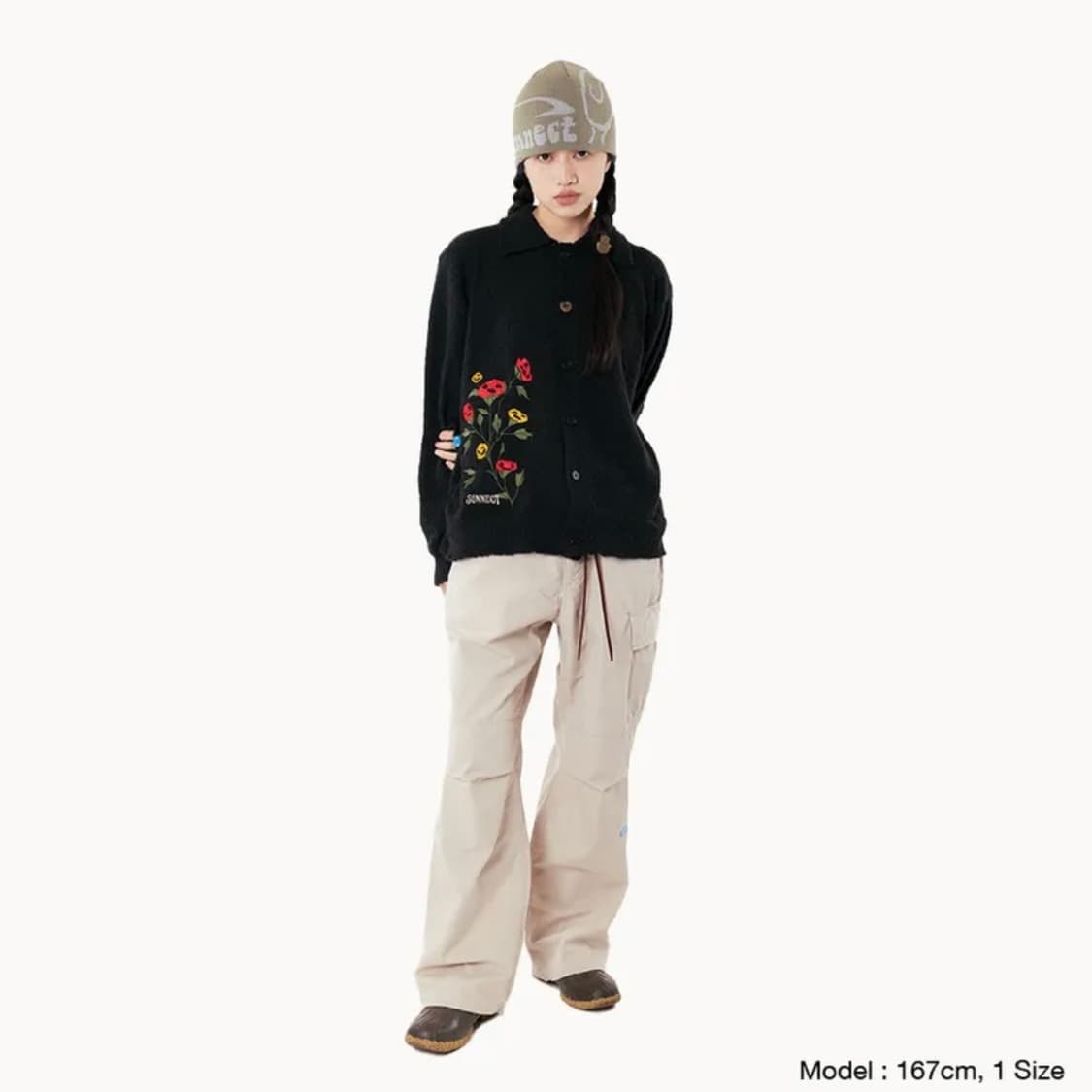 써넥트 Washed Cotton Cargo Pant - Stone 상품이미지3