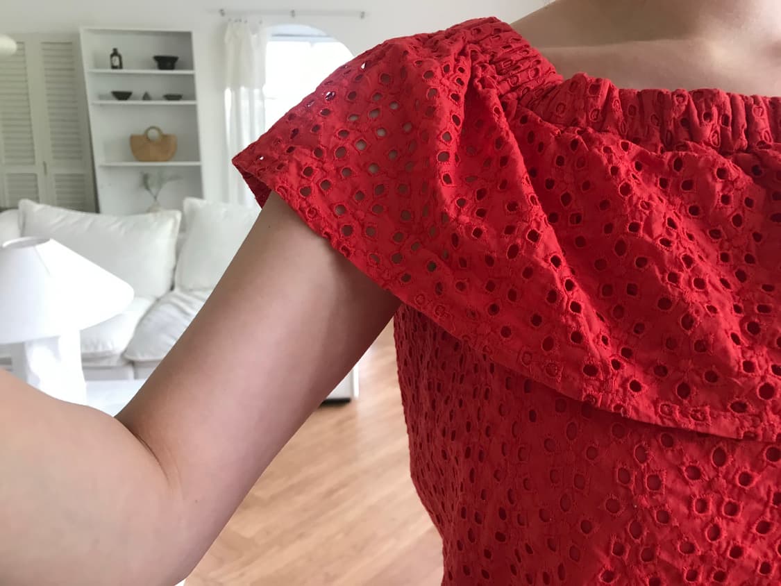 vintage eyelet top 상품이미지5