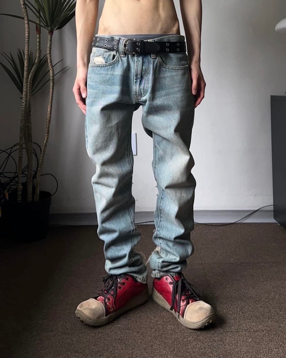 PumaxXO 리프드 대미지 진 상품이미지2