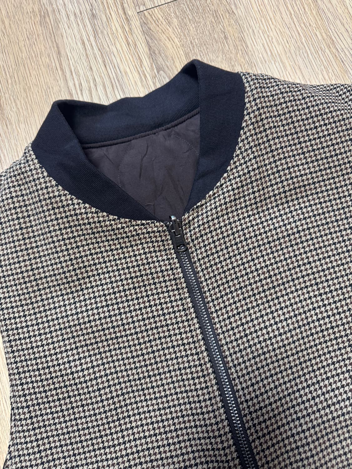 GU 리버시블 체크 패딩 베스트 상품이미지2