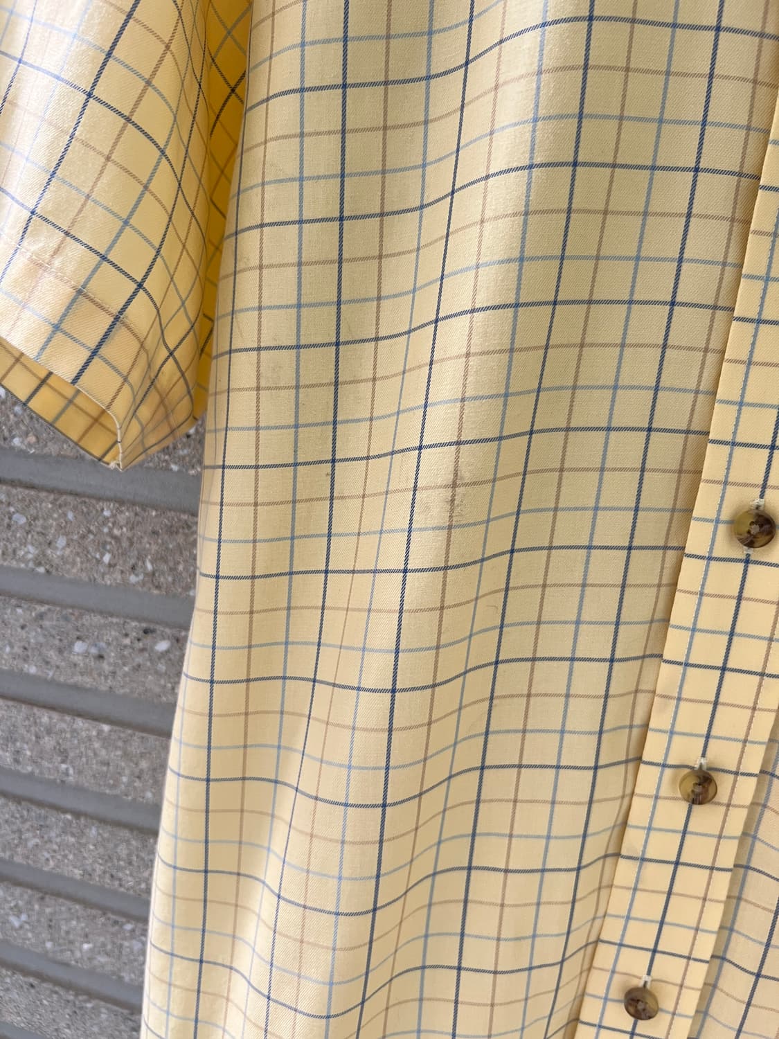 [S]L.L.Bean 엘엘빈 옐로우 그래프 체크 셔츠 상품이미지5