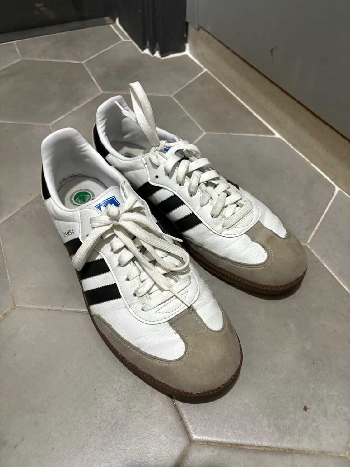 아디다스 삼바 비건 화이트 블랙 275 상품이미지1