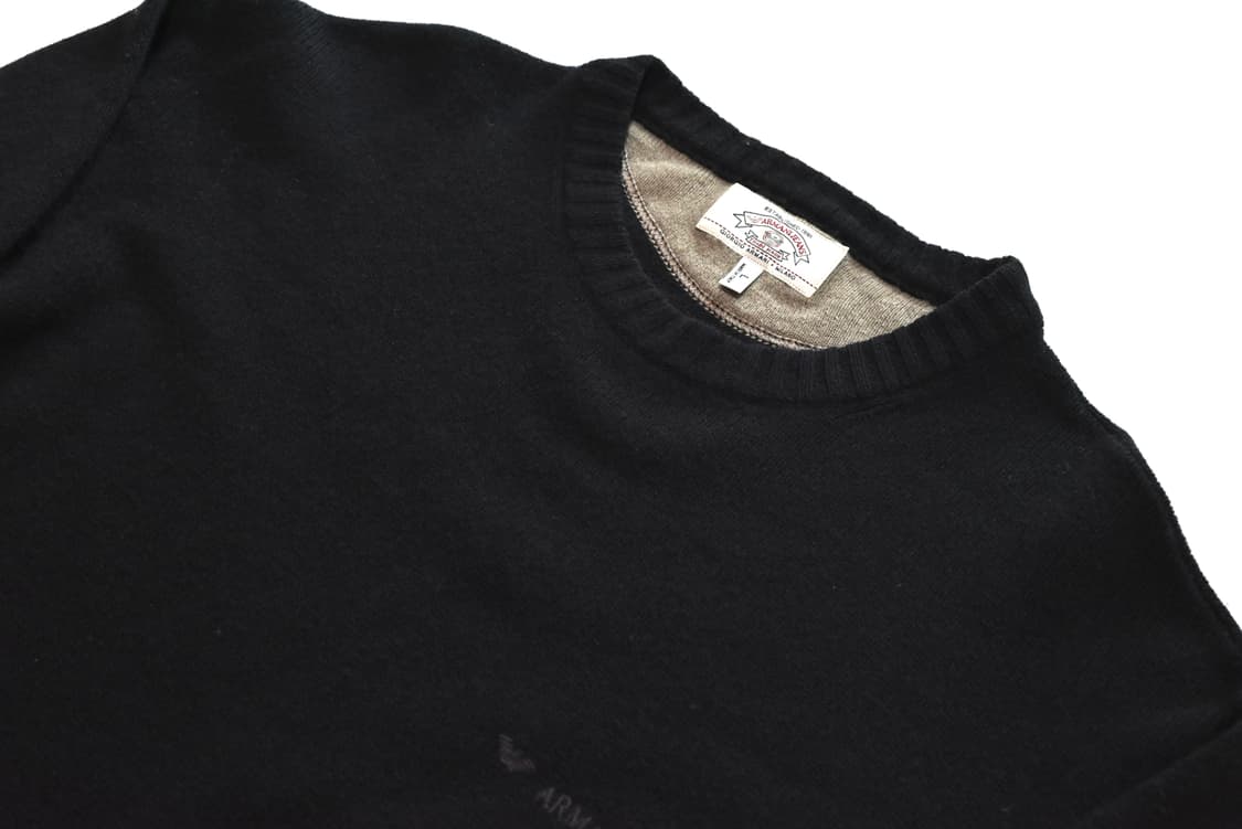 Armani jeans 90s viscose wool knit 상품이미지3