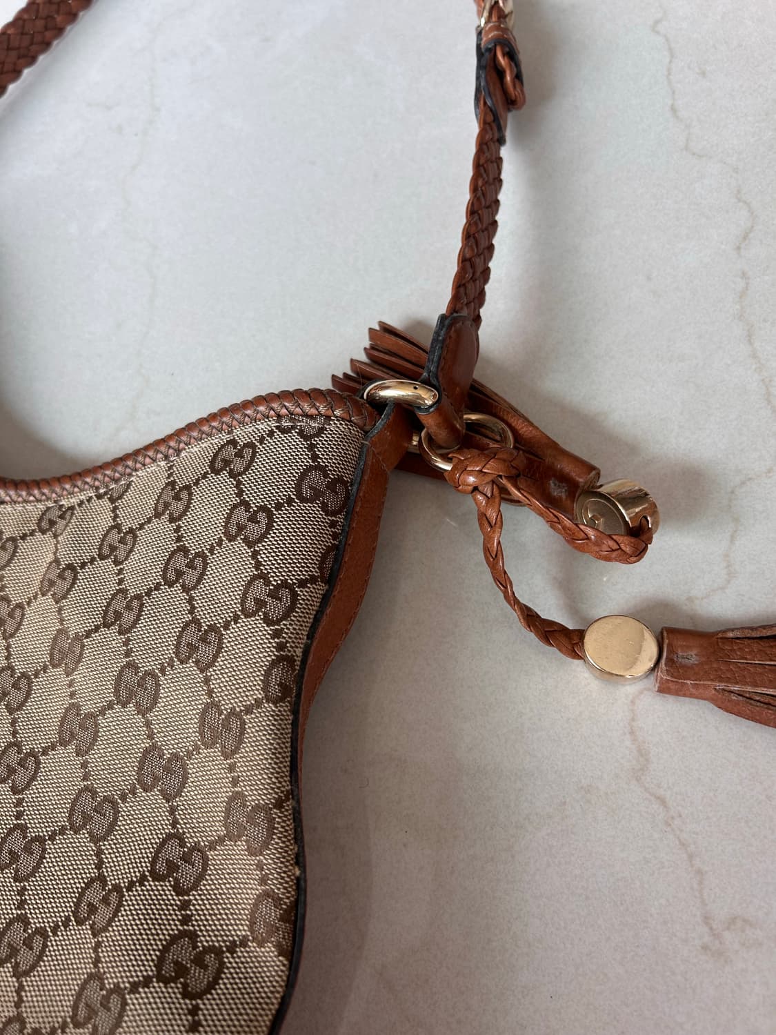 구찌 GG 로고 숄더백 빈티지 (희귀매물) 상품이미지9