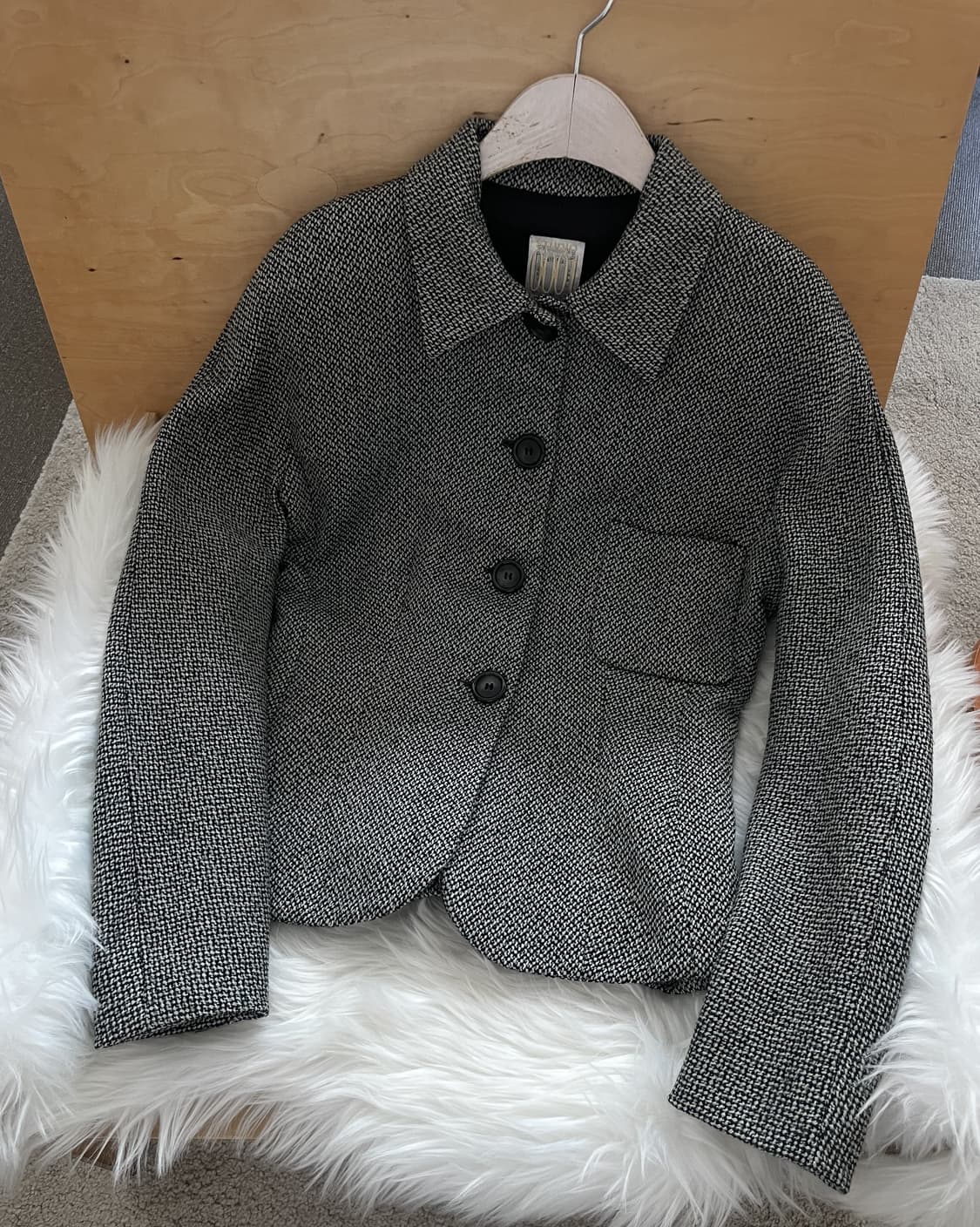 STUDIO 0001 BY FERRE curved wool jacket 상품이미지1