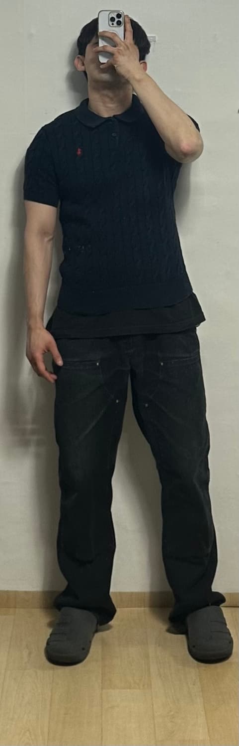 폴로 랄프로렌 케이블 카라 반팔 니트 상품이미지5