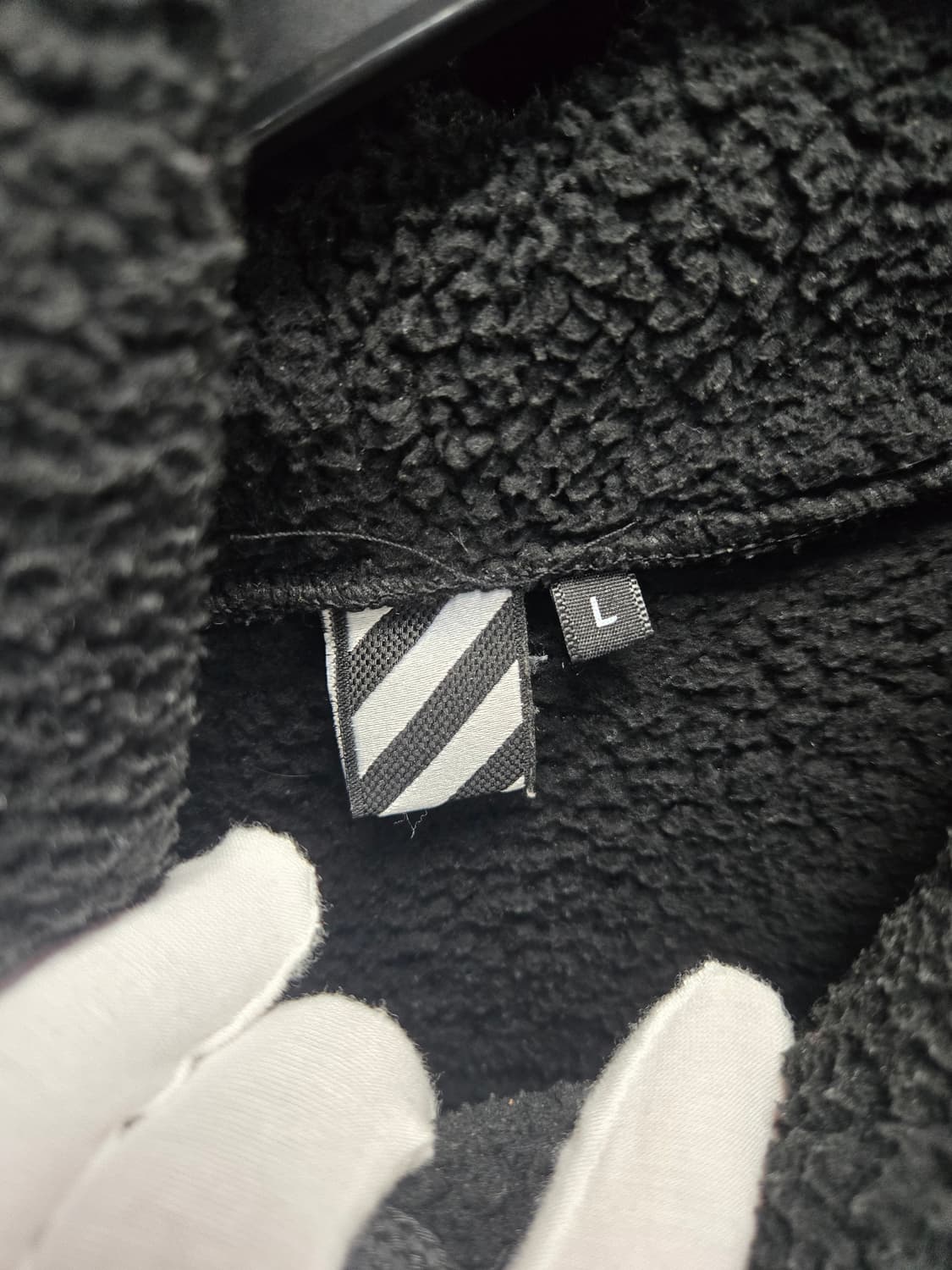 [특가][정품] 오프화이트 뽀글이 후드티 상품이미지6