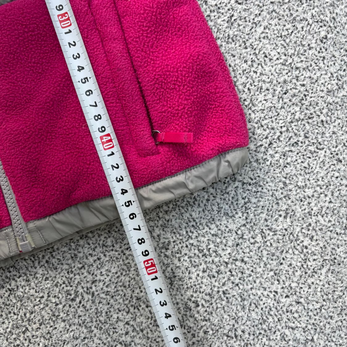 실측확인 노스페이스 키즈 후리스 자켓 0310J 상품이미지6