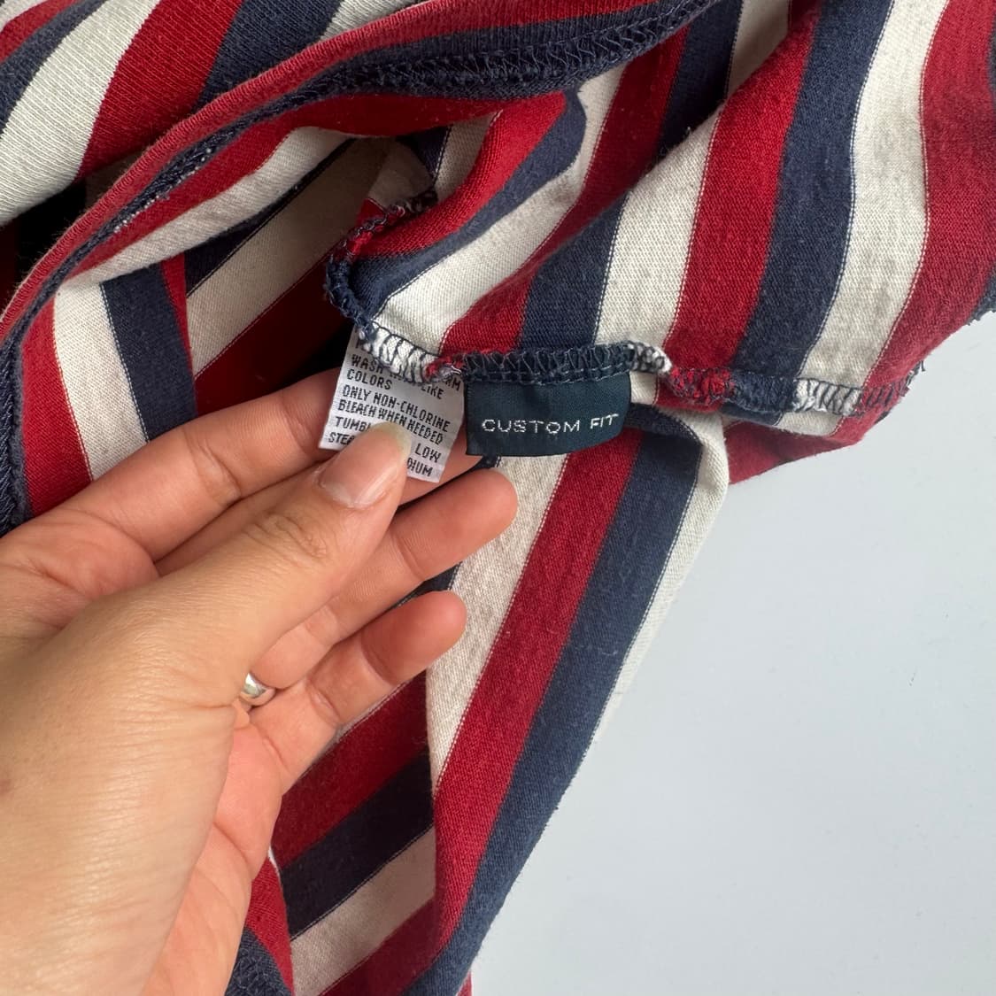 Polo 폴로 블루 레드 화이트 스트라이프 반팔  상품이미지6