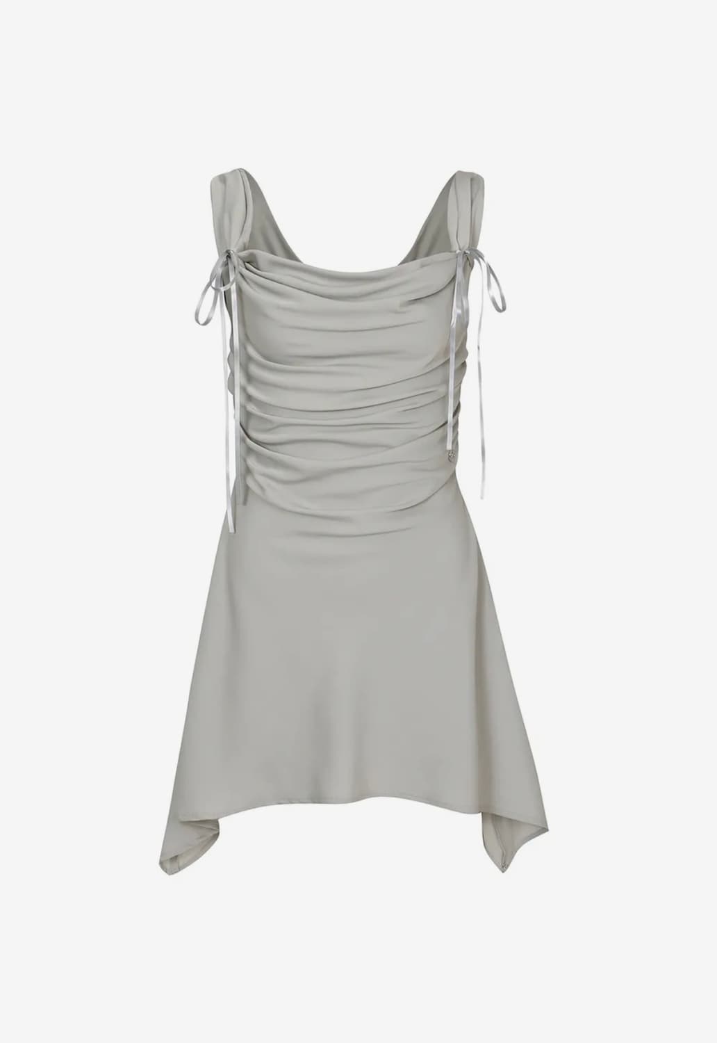 DEW COWL DRESS grey 상품이미지1