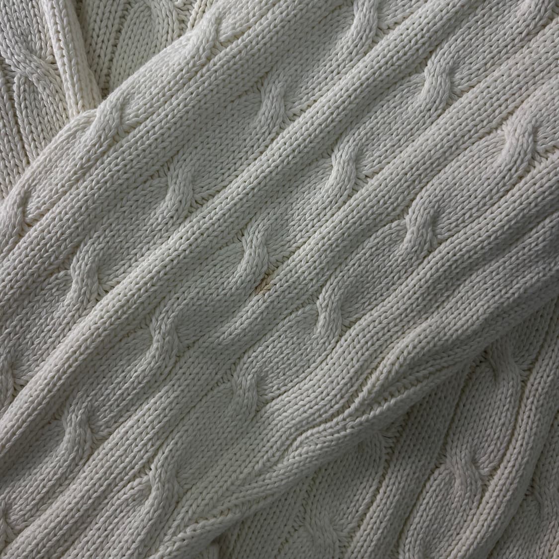 100 폴로랄프로렌 꽈배기 브이넥 니트  상품이미지5