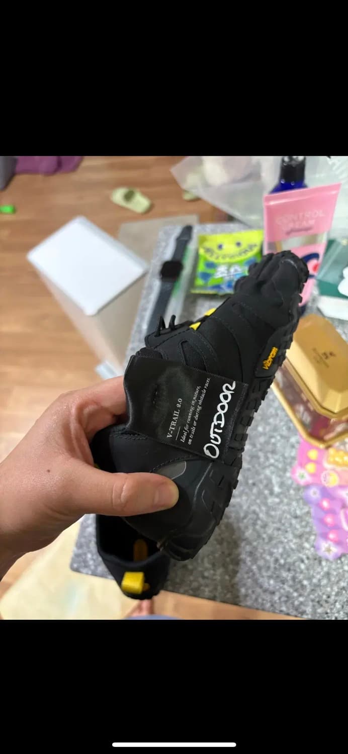 비브람 파이브핑거스 V-Trail 블랙/옐로우 2.0 eu 37 상품이미지4