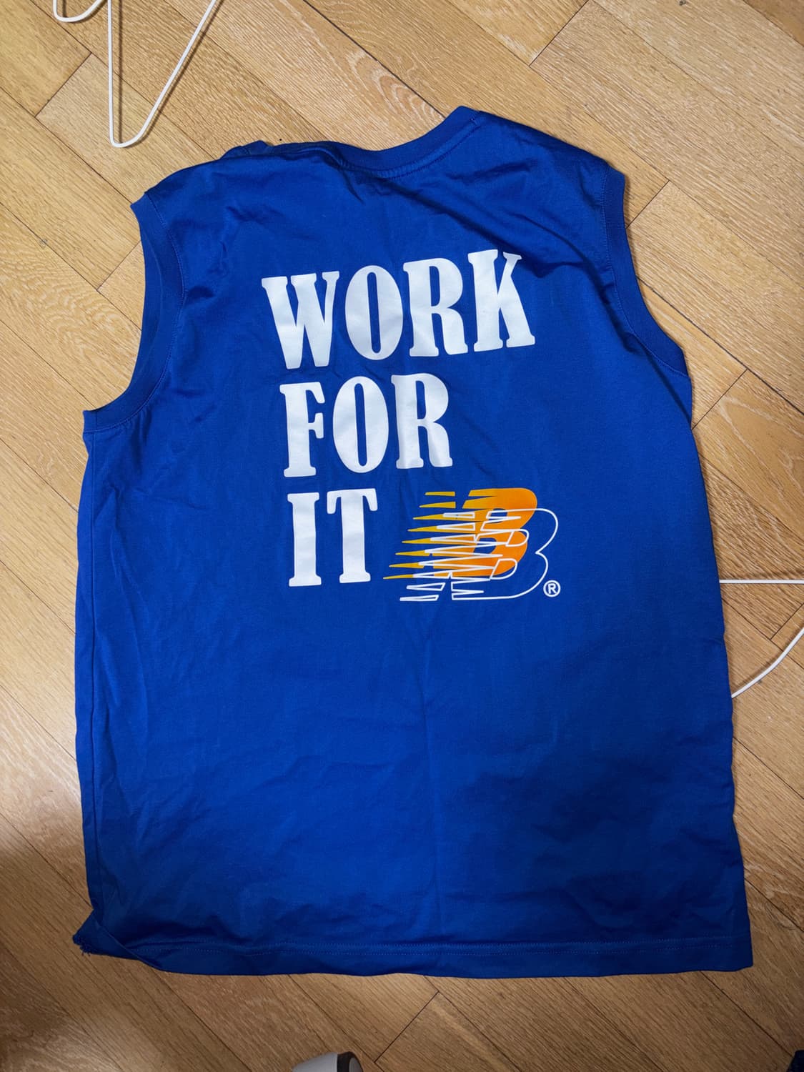 뉴발란스 파란색 민소매 상품이미지2