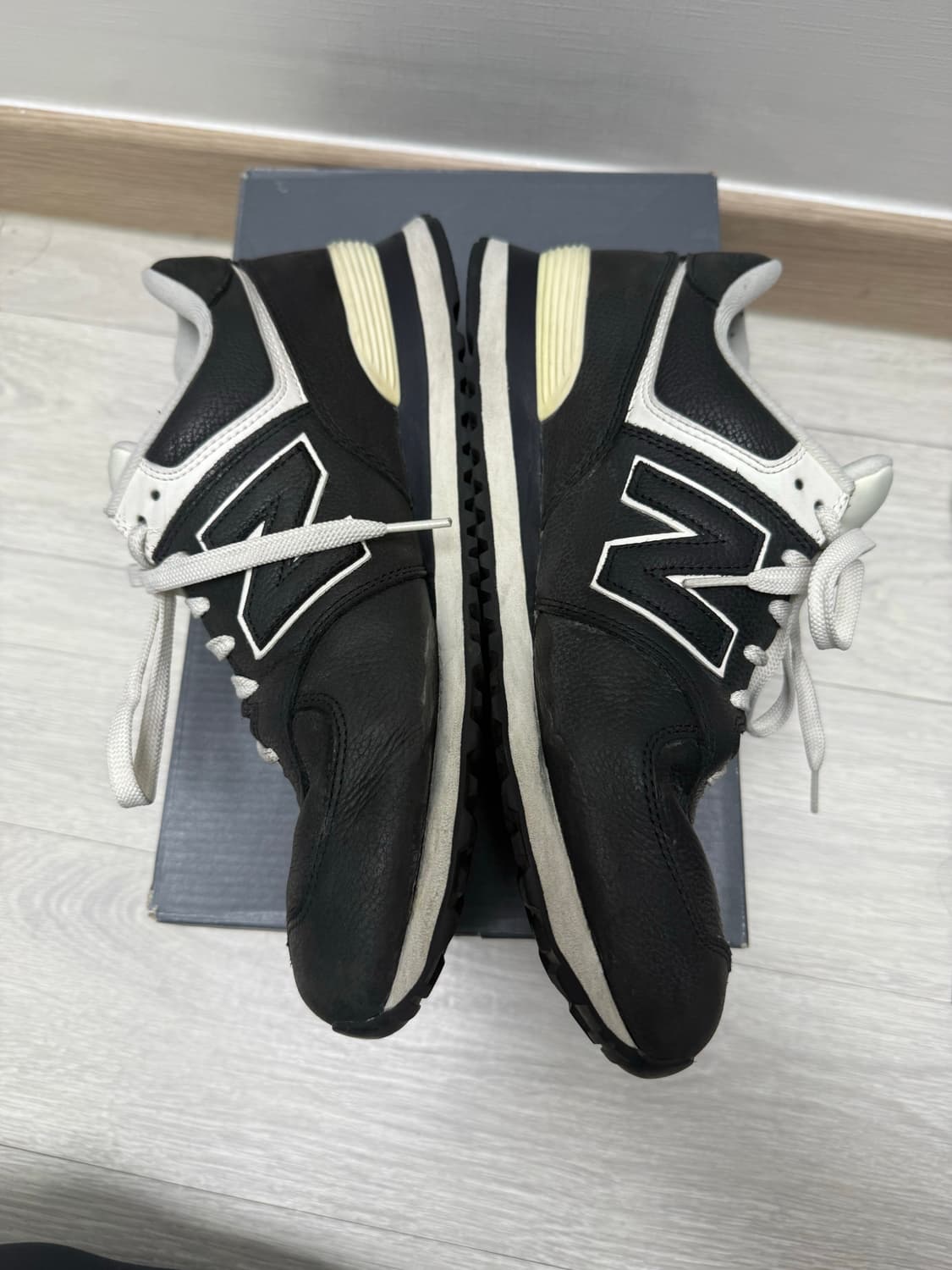 (290)뉴발란스 준야와타나베 574 레더 스니커즈 상품이미지3