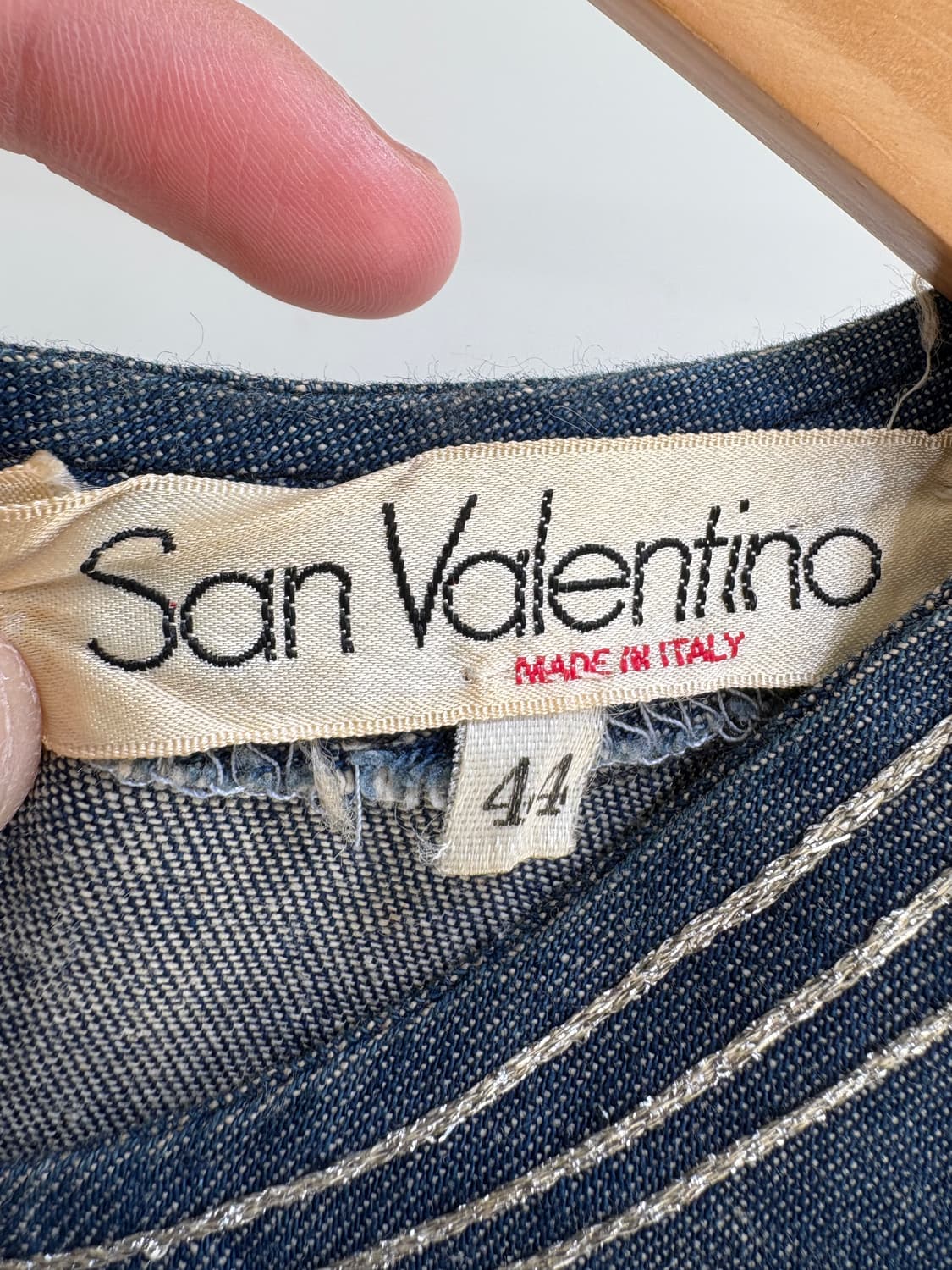SAN VALENTINO (Made in Italy) 데님원피스 상품이미지6