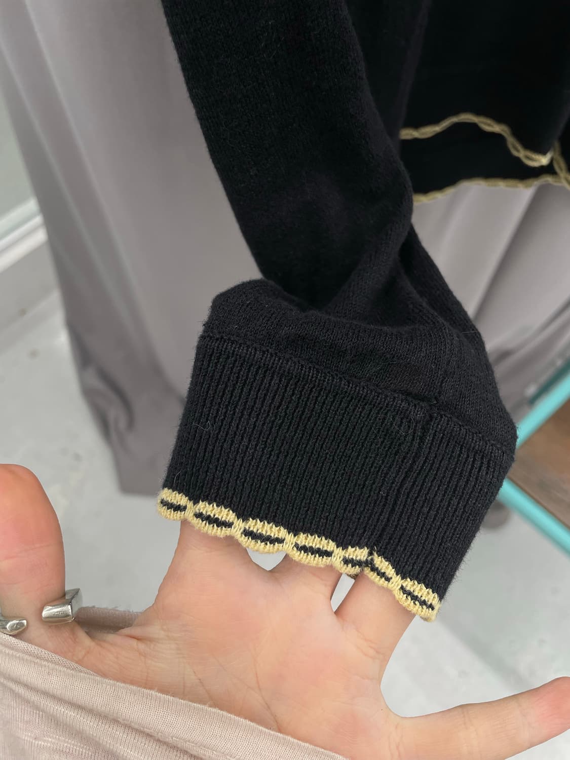 프레드페리 브이넥니트 상품이미지3