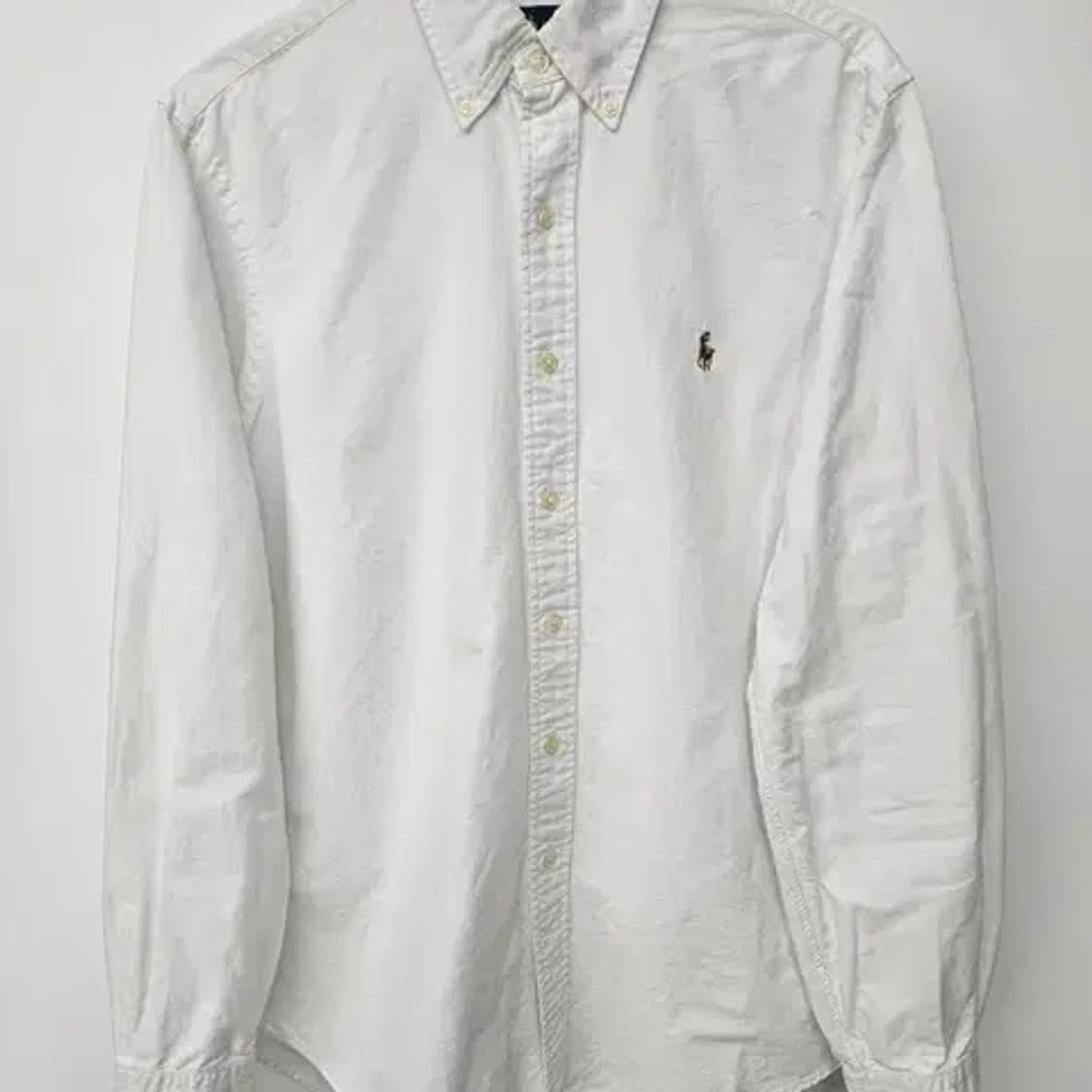 POLO 폴로 랄프로렌 로고 긴팔 셔츠 남성 95 (흰색) 상품이미지1