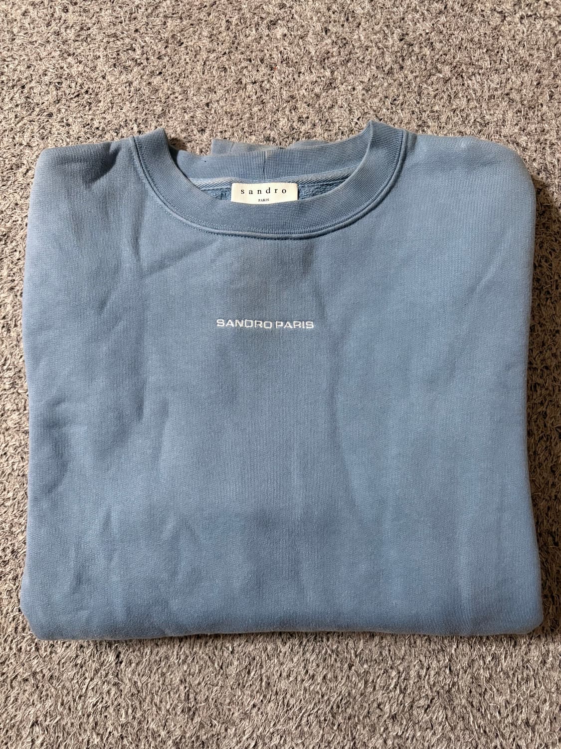산드로 SANDRO PARIS로고 맨투맨/파리 구매 상품이미지1