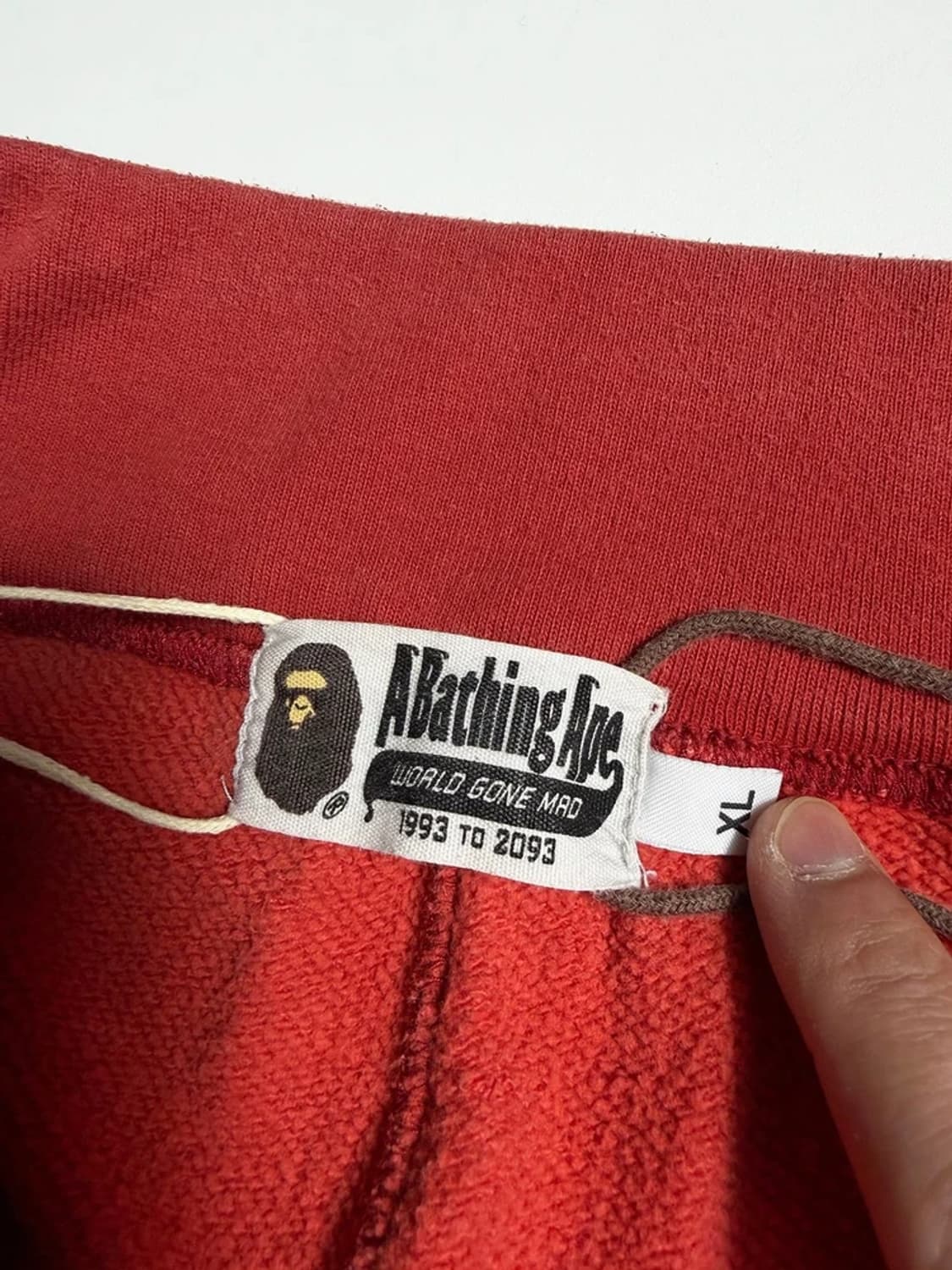 베이프 BAPE 레드 카모플라쥬 스웻 팬츠 R1679 상품이미지5