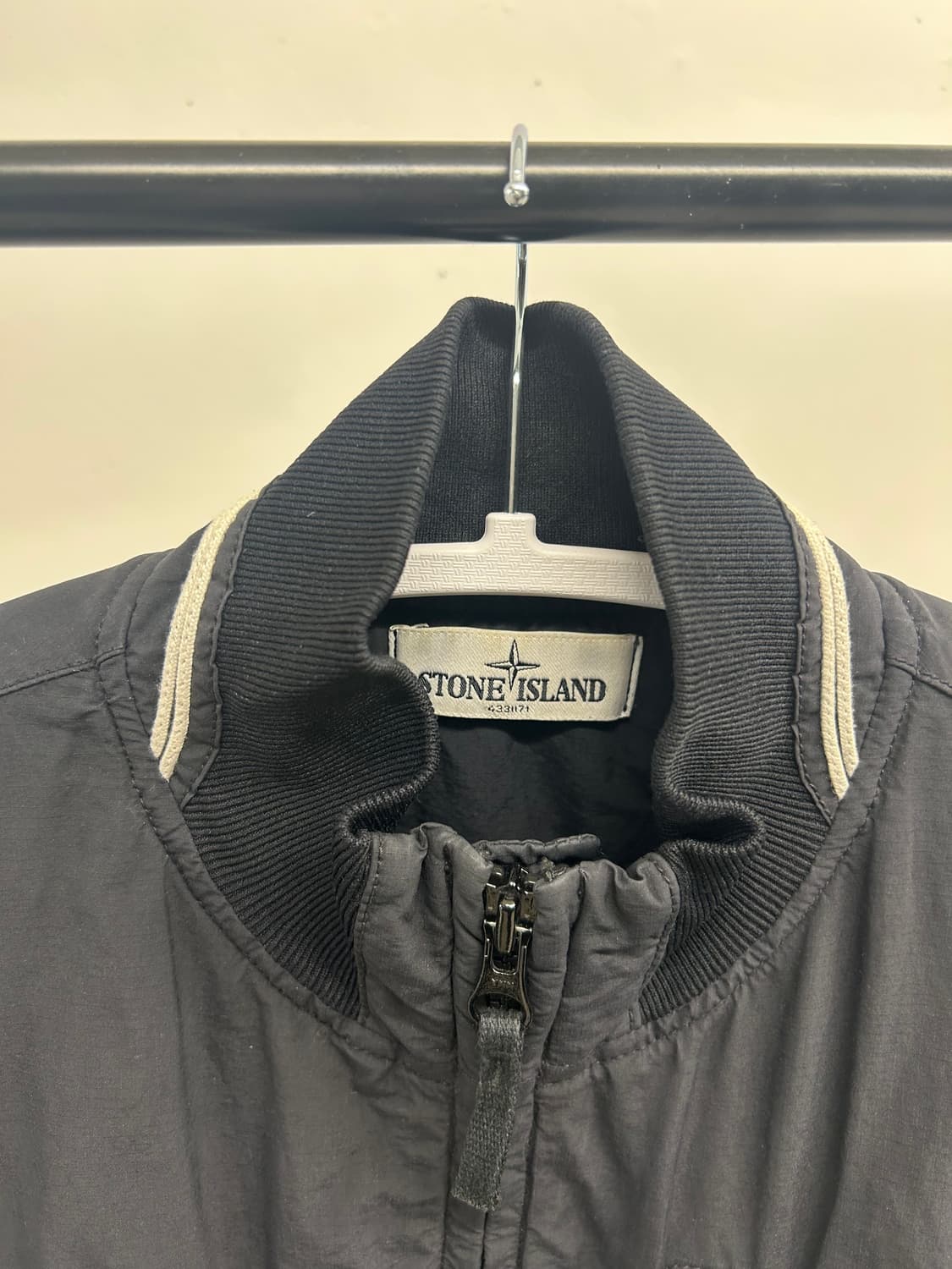 (95) 스톤아일랜드 코튼 나일론 립스탑 블루종 자켓 상품이미지4