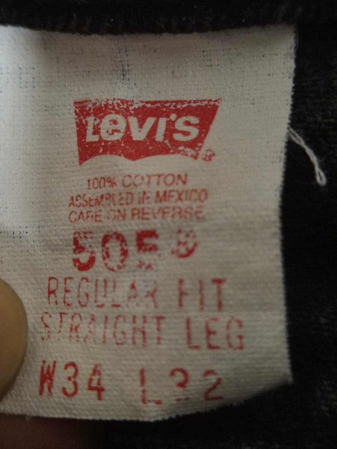 90s 리바이스 505 흑청 상품이미지4