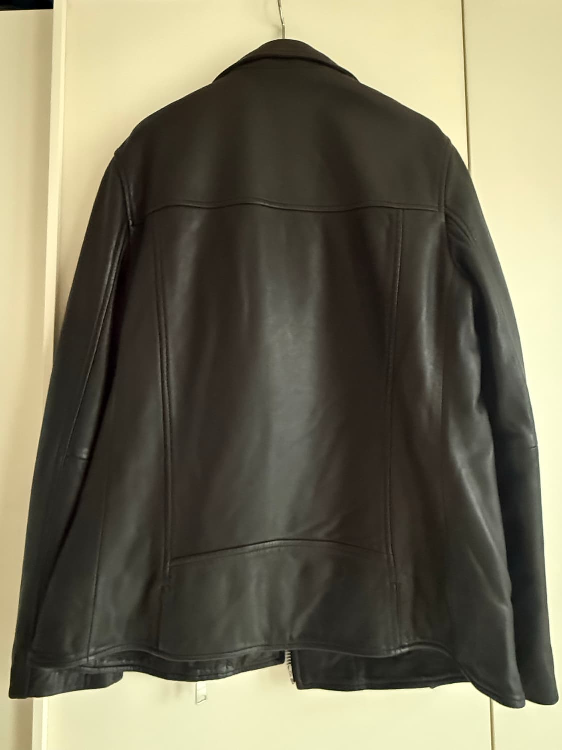 AllSaints 블랙 가죽 라이더 자켓 S 상품이미지5