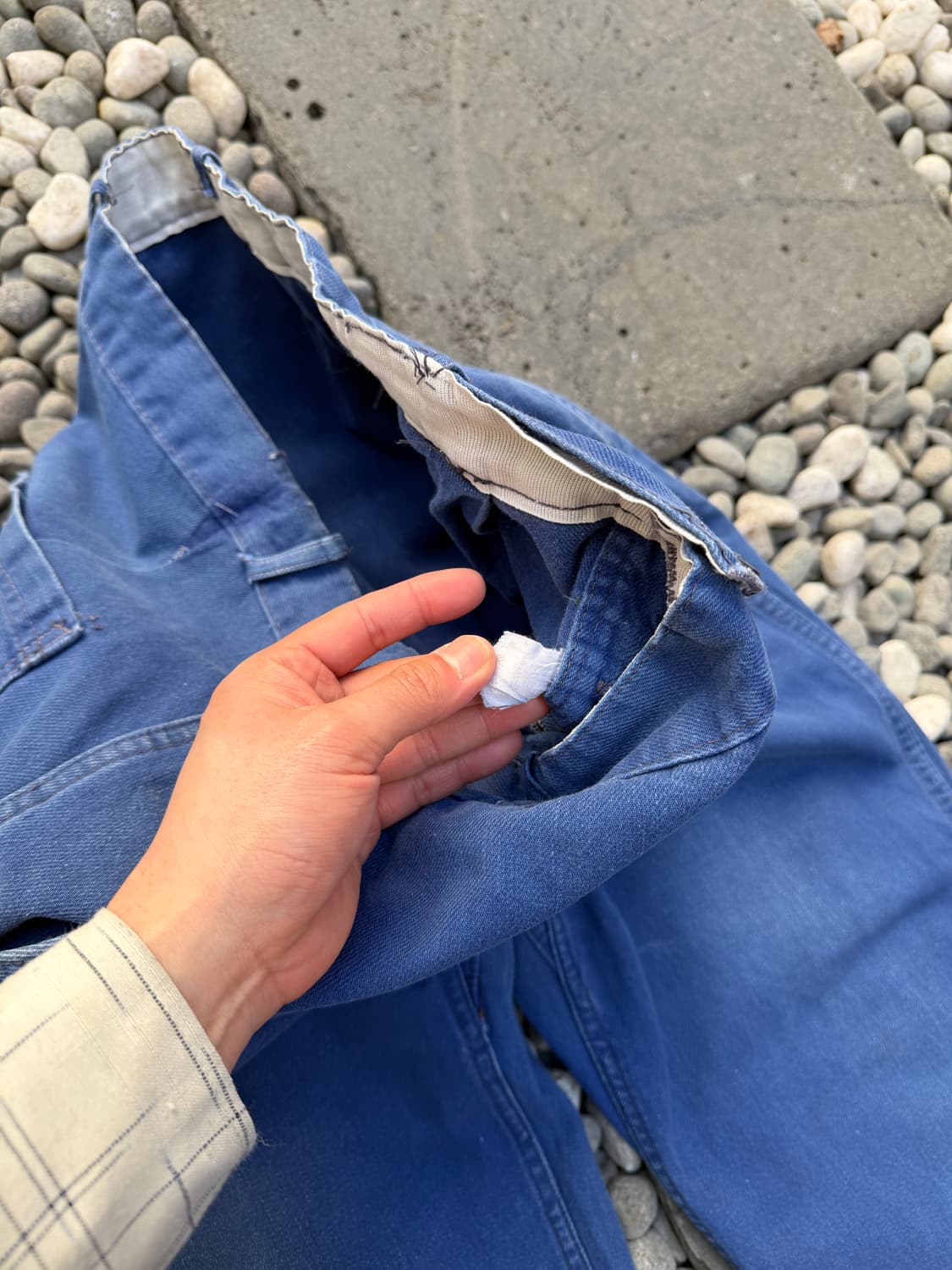 FADED WASHED BLUE OLD 빈티지 프렌치워크팬츠 상품이미지6