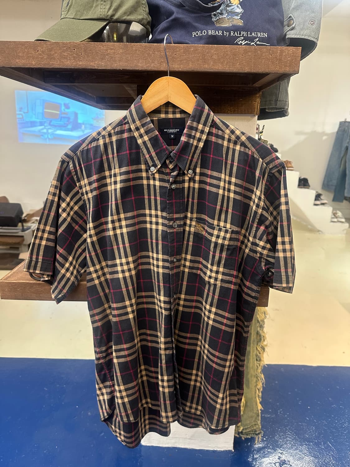 Burberry 버버리 체크반팔셔츠 상품이미지2