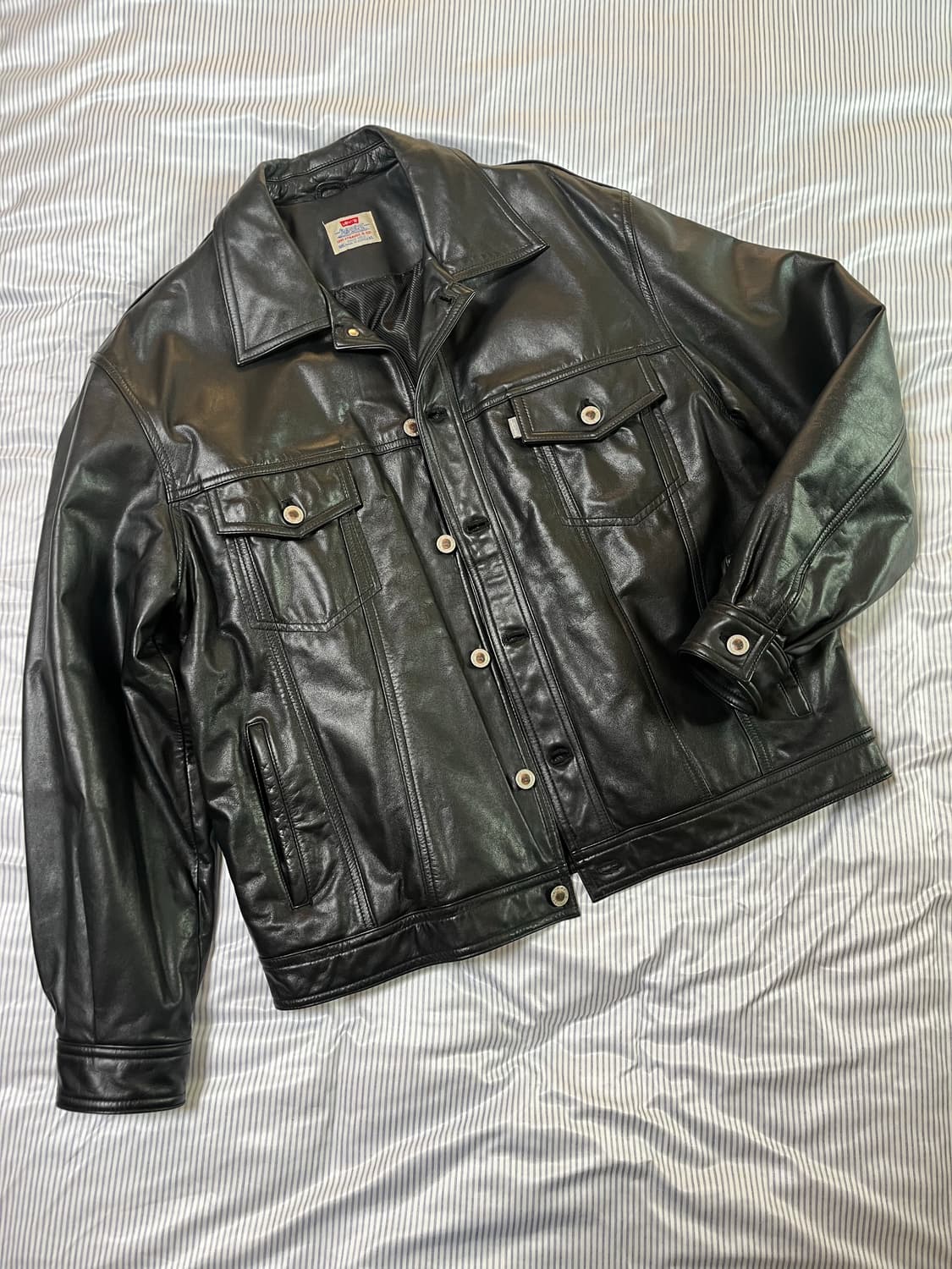90s 리바이스 소가죽 재킷 상품이미지1