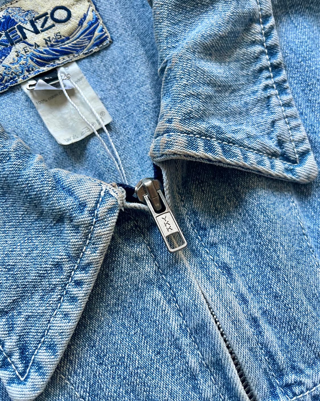 1980-90s Old KENZO Jeans Denim Trucker 상품이미지5