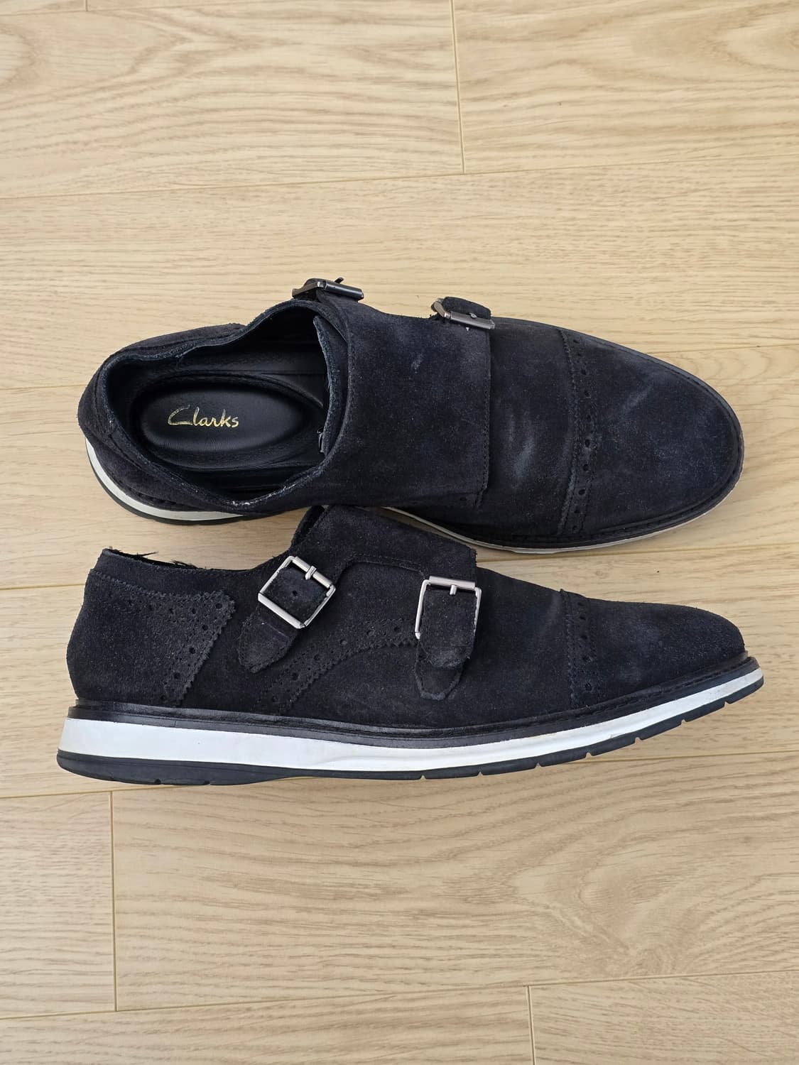 Clarks 클락스 챈트리 몽크 스웨이드 슈즈 245 상품이미지5