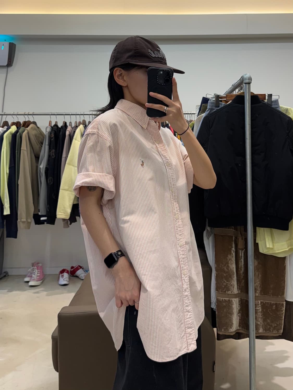 폴로 랄프로렌 스트라이프 반팔 셔츠 상품이미지5