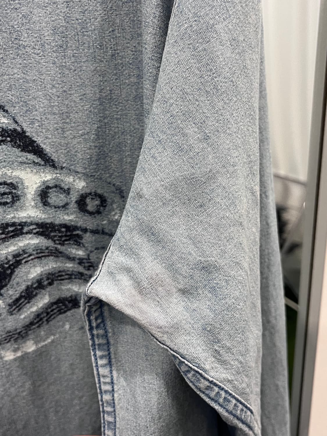 Nautica 노티카 진스 프린팅 데님 셔츠 상품이미지8