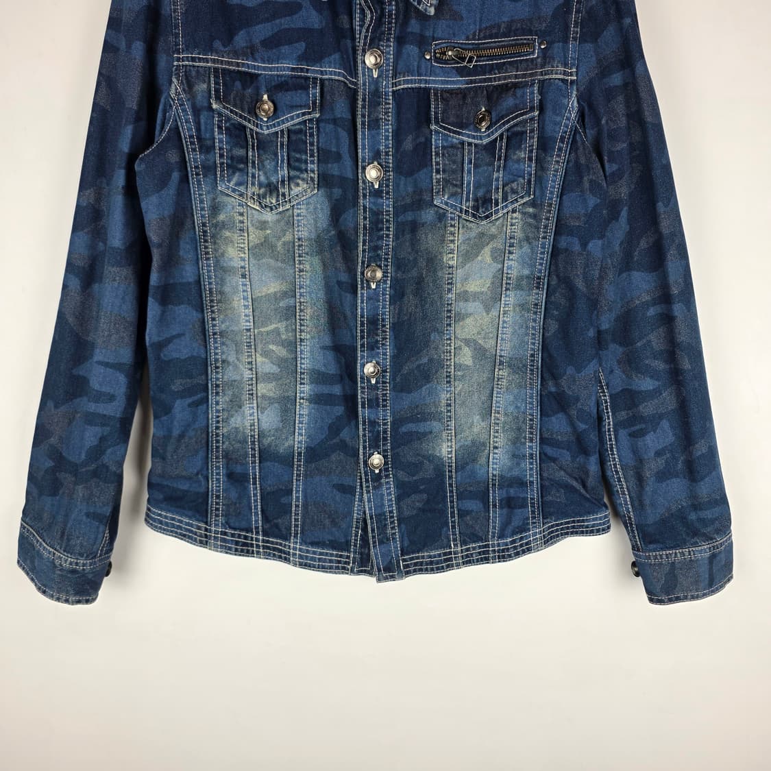 카모 플라쥬 웨스턴 데님자켓 상품이미지3