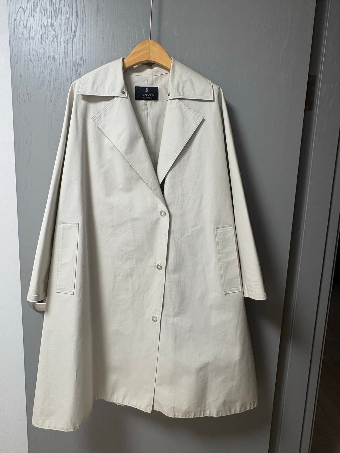 랑방컬렉션아이보리트렌치코트 상품이미지1