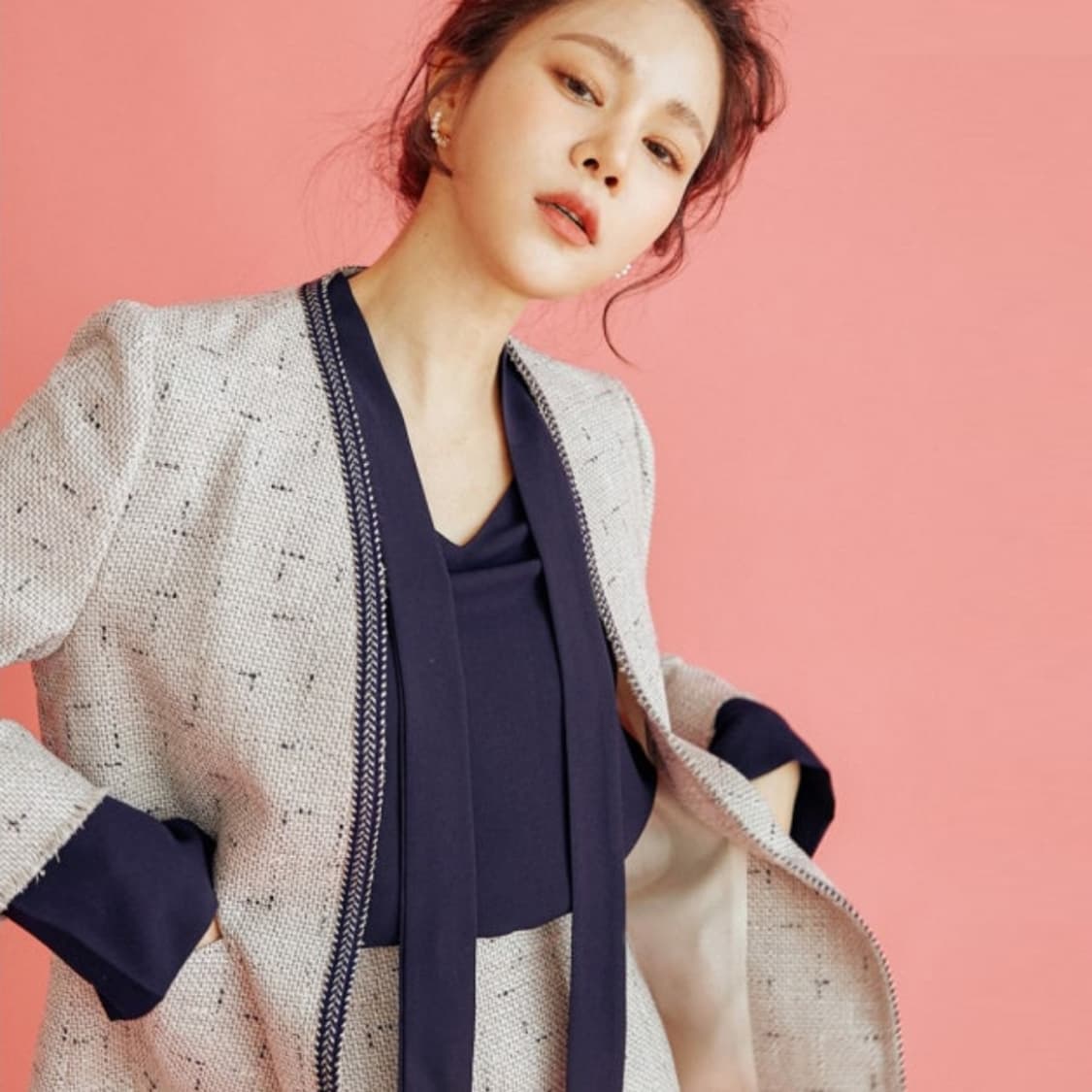 매그제이(MAGJAY) 트위드자켓 55 상품이미지4