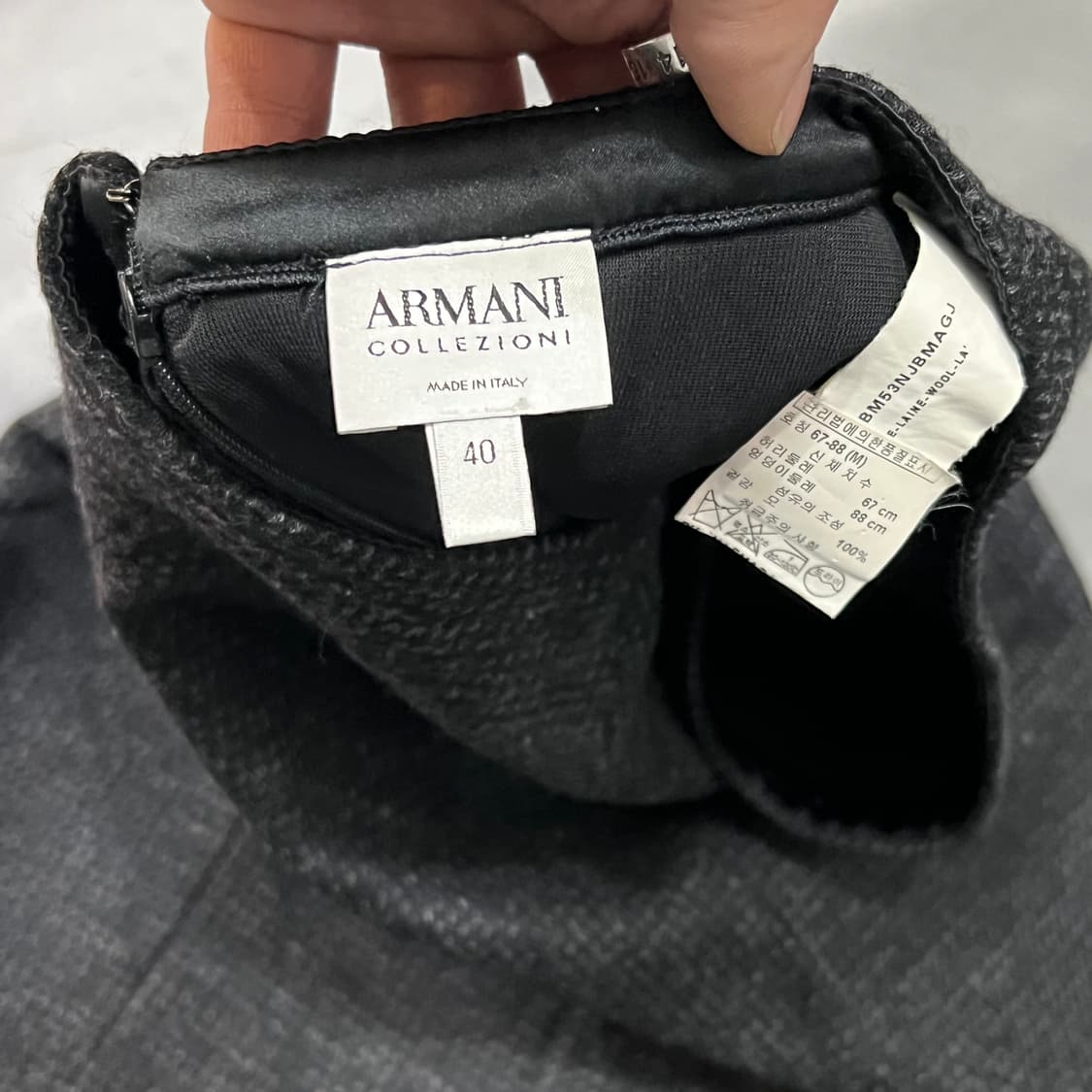  아르마니 꼴레지오니 디테일 울 셋업 y14929 상품이미지9