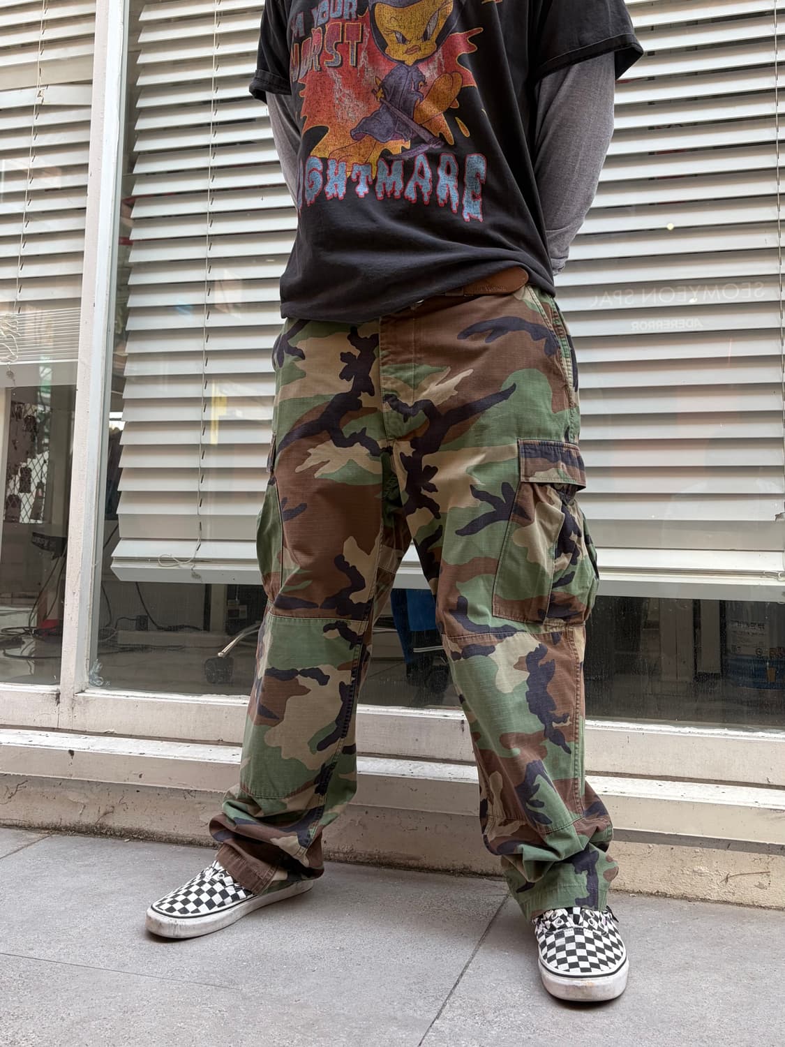 90‘s Military Woodland BDU cargo pants 상품이미지2