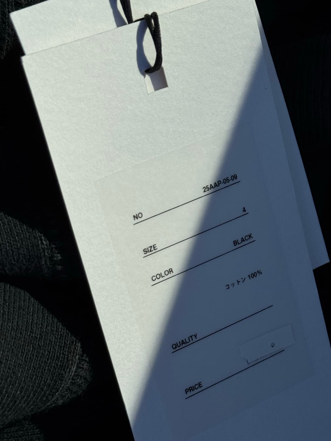 [4] 아프레쎄 25AW 빈티지 하프집업 스웻셔츠 블랙 상품이미지4