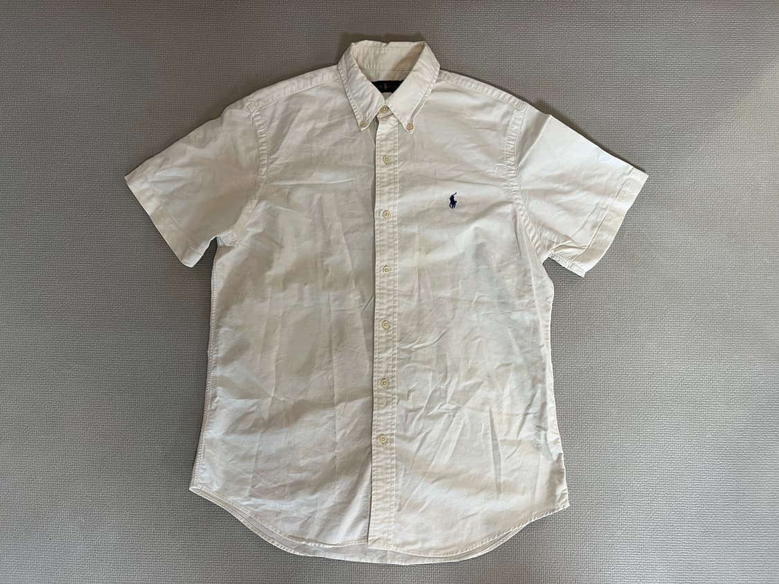무료배송 백화점 정품 - 폴로 반팔 셔츠(화이트) M 상품이미지1