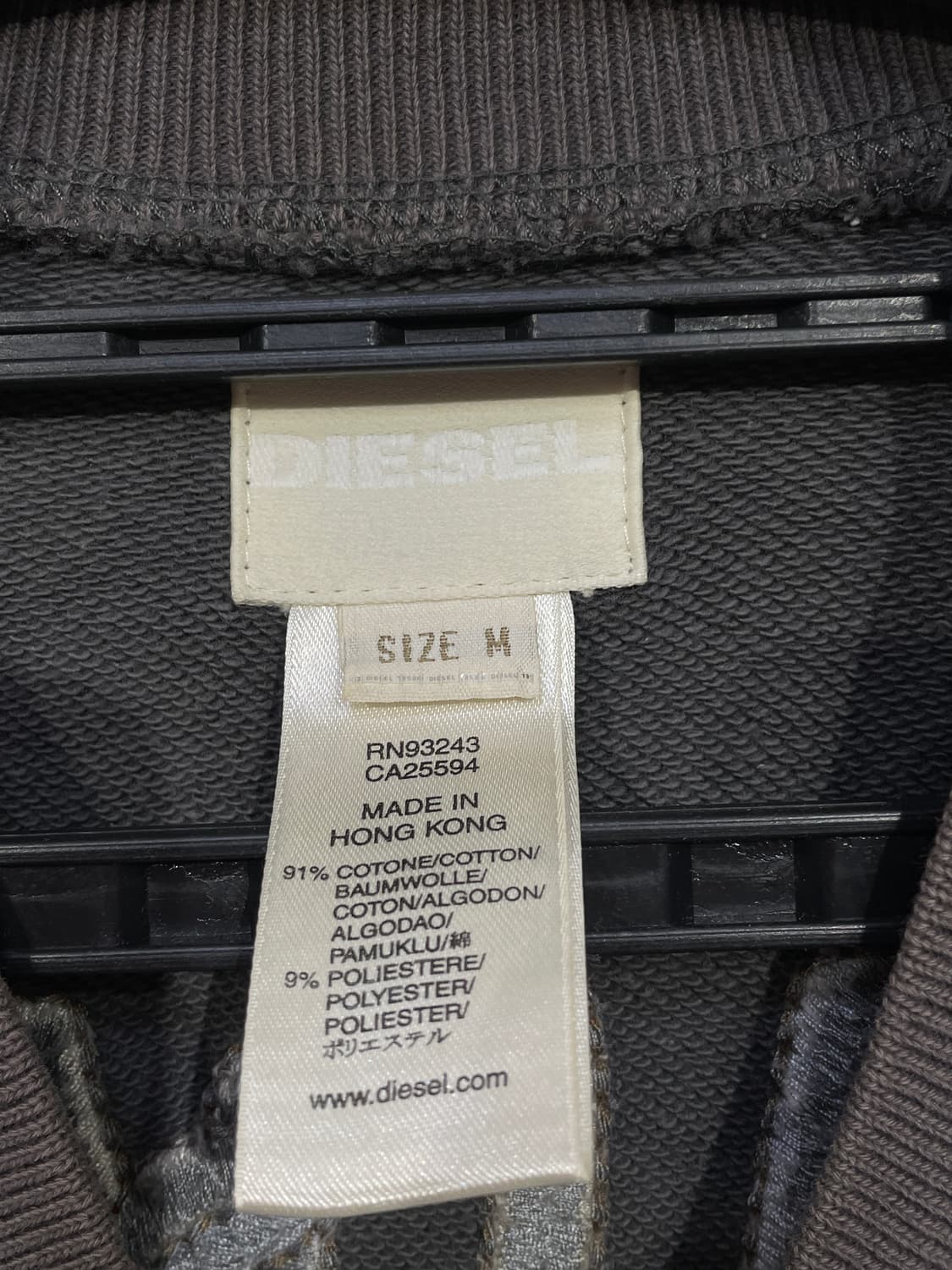 디젤 벤덜스 아카이브 오리엔탈 면 집업 해골 자수 스카쟌 M 상품이미지10