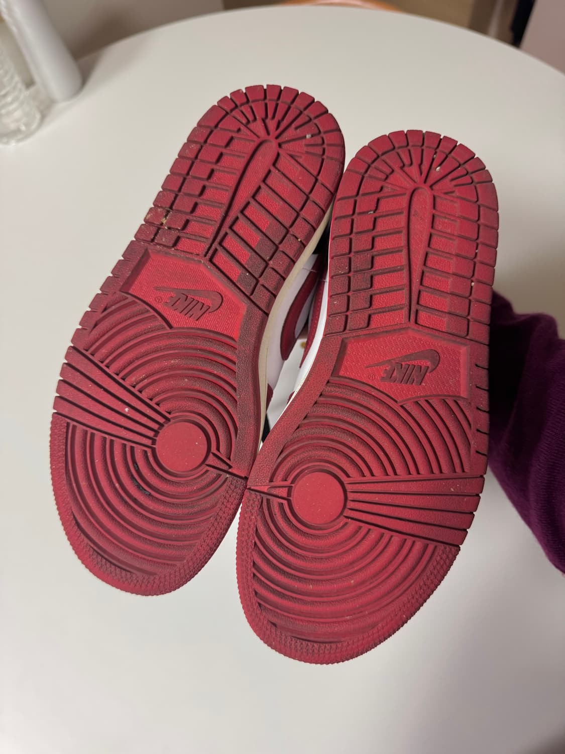 [230] 조던 1 로우 화이트 짐레드 상품이미지8