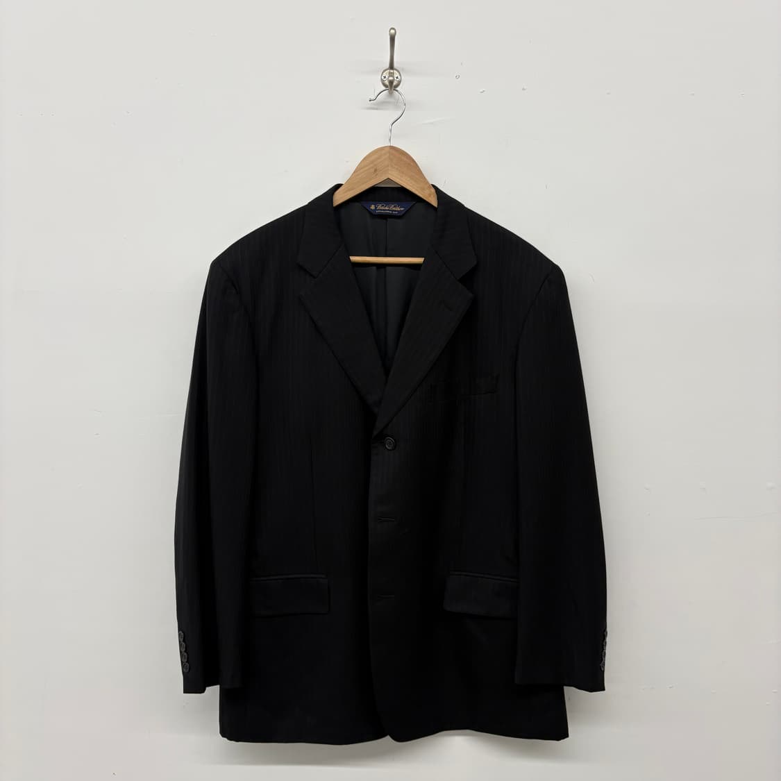브룩스 브라더스 블랙 스트라이프 정장 자켓 남/XL 상품이미지1