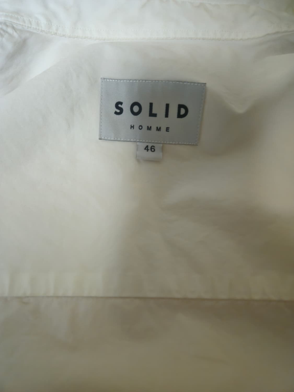 솔리드옴므 화이트 셔츠 상품이미지2