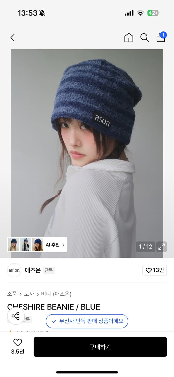 애즈온 비니 상품이미지1