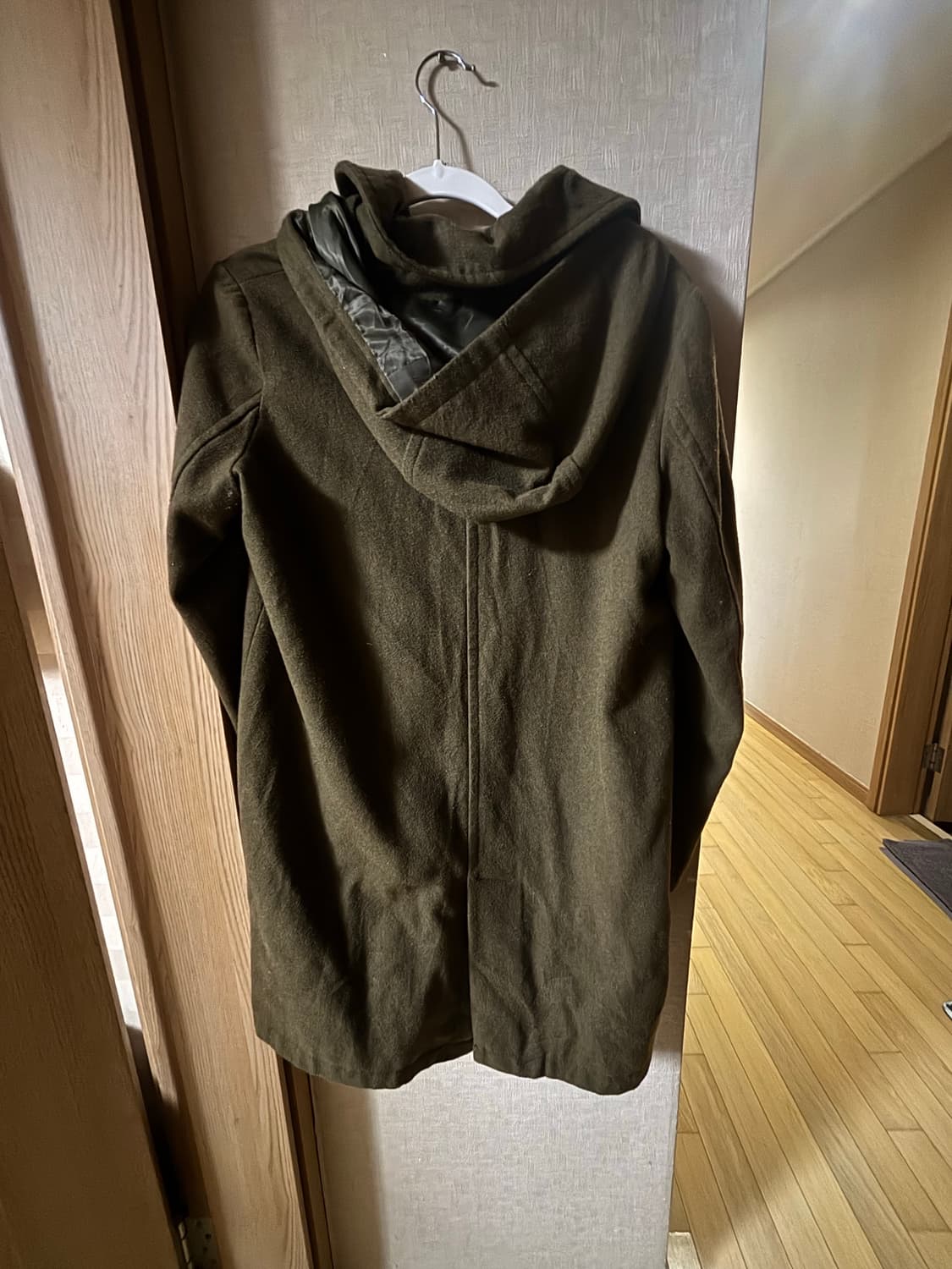 빈티지 카키 코트 상품이미지2